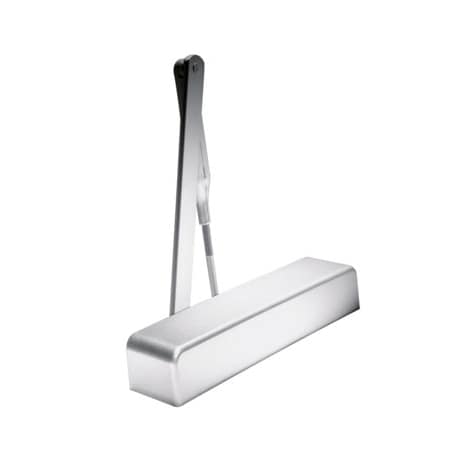 Dorma Stainless, Adjustable Size 1-6, Round form Arm Non-Hold Open Arm, Tri-Pack, Full Metal Stainless STA-8916-ARP-FMC-SN1-630